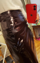 Load image into Gallery viewer, Prana patent leather skirt
