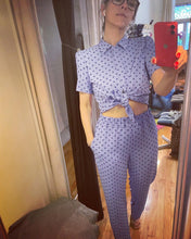 Load image into Gallery viewer, Shoulder pad blouse
