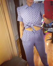 Load image into Gallery viewer, Shoulder pad blouse
