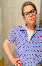 Load image into Gallery viewer, Shoulder pad blouse

