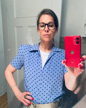 Load image into Gallery viewer, Shoulder pad blouse

